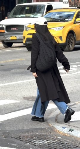 black trench coat
