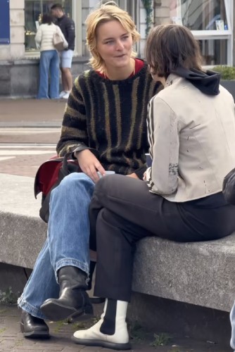 chunky knit sweater
