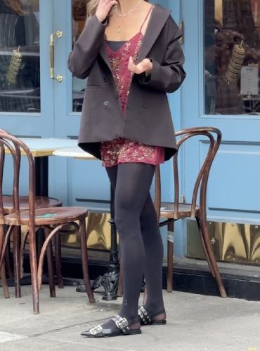 matte black tights