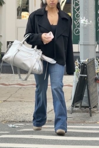 Balenciaga Silver City Handbag