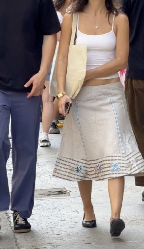 vintage midi skirt